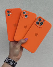 Load image into Gallery viewer, iPhone Camera Guard Silicone Case ( Orange )
