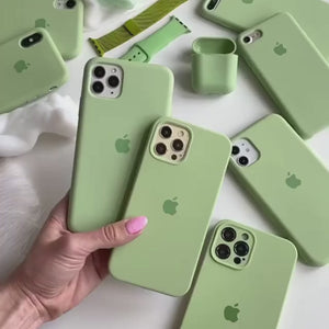 iPhone Silicone Case ( Matcha Green )