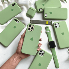 Load image into Gallery viewer, iPhone Silicone Case ( Matcha Green )
