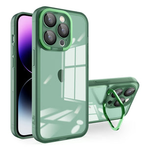 Invisible Lens Bracket Matte Transparent MagSafe Phone Case(5 colors)