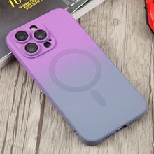 Load image into Gallery viewer, For iPhone 15 Silicone Gradient MagSafe Phone Case
