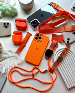 iPhone Camera Guard Silicone Case ( Orange )