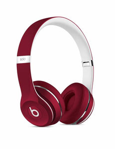 Beats Solo3, Solo 2 Wireless, On-Ear, Burgundy, Ecological Leather ( 1 Pair Ear Pads )