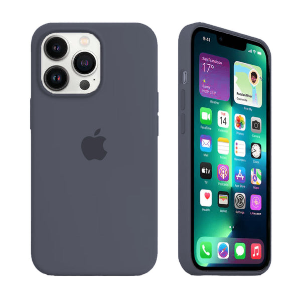 Funda de Silicona para iPhone (GRIS CARBÓN)