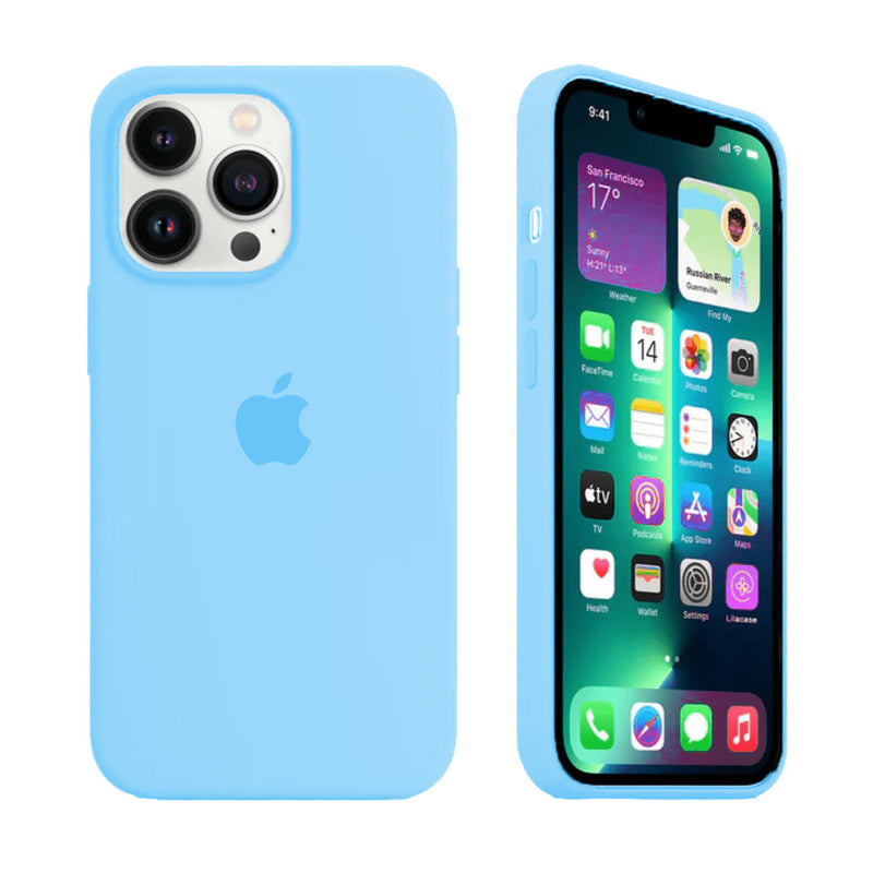 iPhone Silikonhülle (Blau)