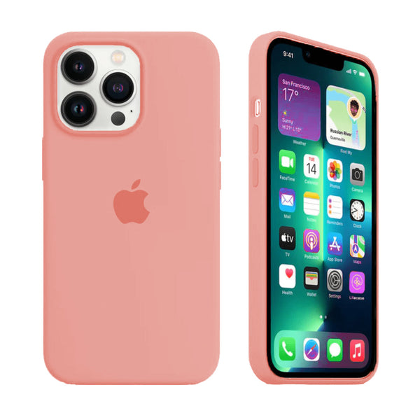 Funda de Silicona para iPhone (MELOCOTÓN)