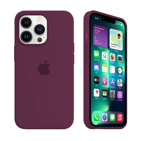 iPhone Silicone Case ( Plum )