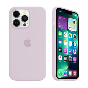 iPhone Silicone Case ( Gray Pink )