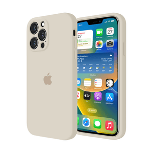 iPhone Camera Guard Silicone Case ( Antique White )