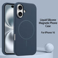 For iPhone 12 Liquid Silicone Magsafe Case