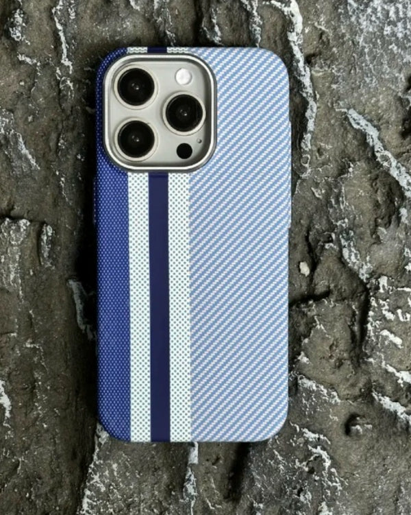 Coque en silicone pour iPhone (bleu) 