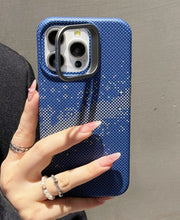 Charger l&#39;image dans la galerie, Coque en silicone pour iPhone (bleu) 

