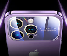 Indlæs billede til gallerivisning iPhone Liquid Silicone Glass Window Case ( Deep Purple )
