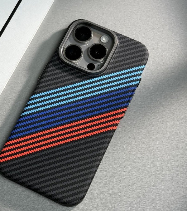 Carbon Fiber Braided Texture Case With Magsafe