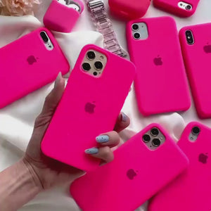 iPhone Silicone Case ( Firefry Rose )