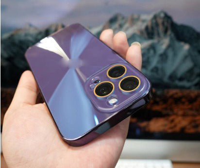 For iPhone 15 Platinum Laser Phone Case