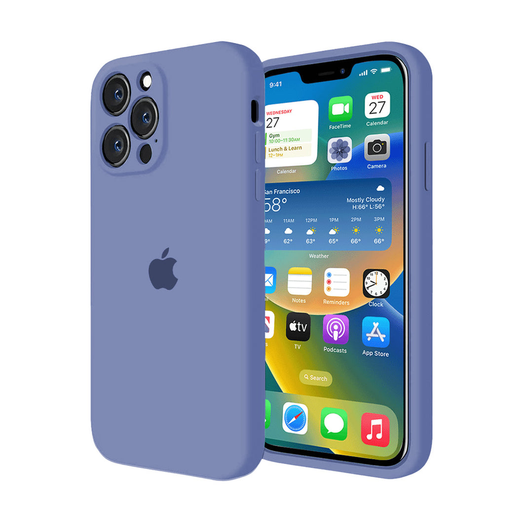 iPhone Camera Guard Silicone Case ( Lavender Gray )