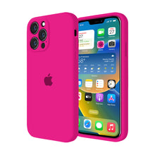 Load image into Gallery viewer, iPhone Camera Guard Silicone Case ( Fluorescent Rose )

