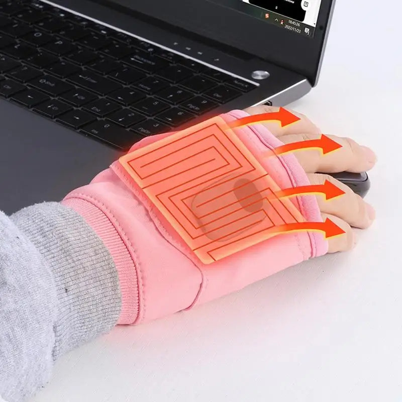 Winter Electric Heated Gloves with 3-Level Temperature Control