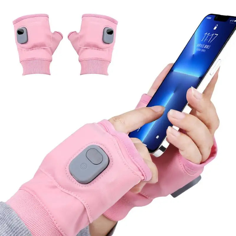 Winter Electric Heated Gloves with 3-Level Temperature Control