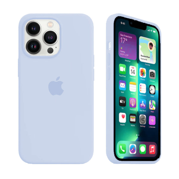 Funda de Silicona para iPhone (PÚRPURA LILA)