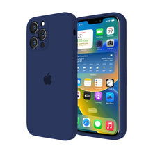Load image into Gallery viewer, iPhone Camera Guard Silicone Case ( Deep Sea Blue )

