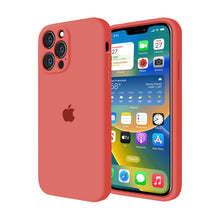 Load image into Gallery viewer, iPhone Camera Guard Silicone Case ( Pink Orange )
