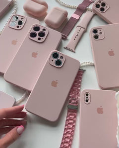 iPhone Camera Guard Silicone Case ( Pink Sand )