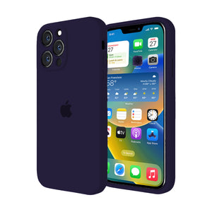 iPhone Camera Guard Silicone Case ( Berry Purple )