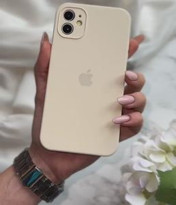 iPhone Camera Guard Silicone Case ( Antique White )