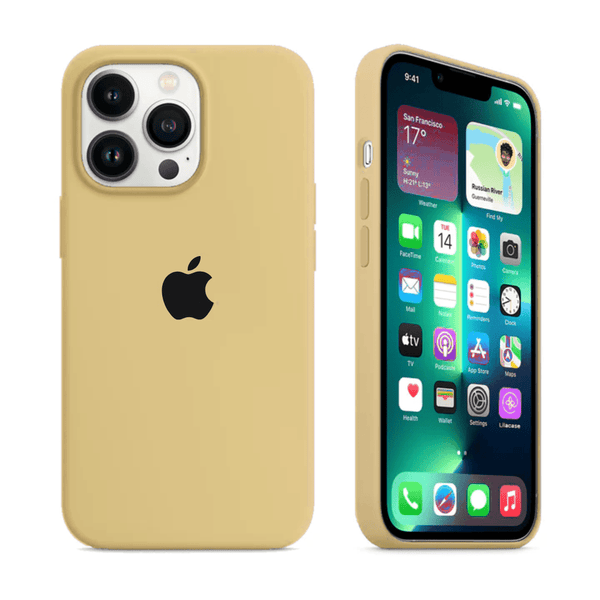 iPhone Silicone Case ( Gold )