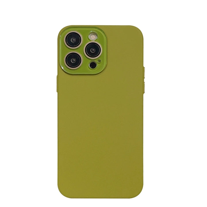 For iPhone 15 Basic Slim Lens Protection Case