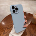 Coque en silicone pour iPhone (bleu) 