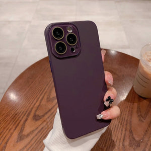 For iPhone 15 Basic Slim Lens Protection Case