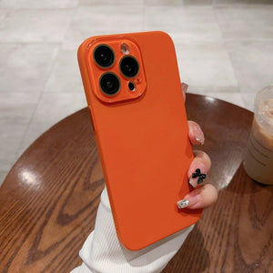 For iPhone 14 Basic Slim Lens Protection Case