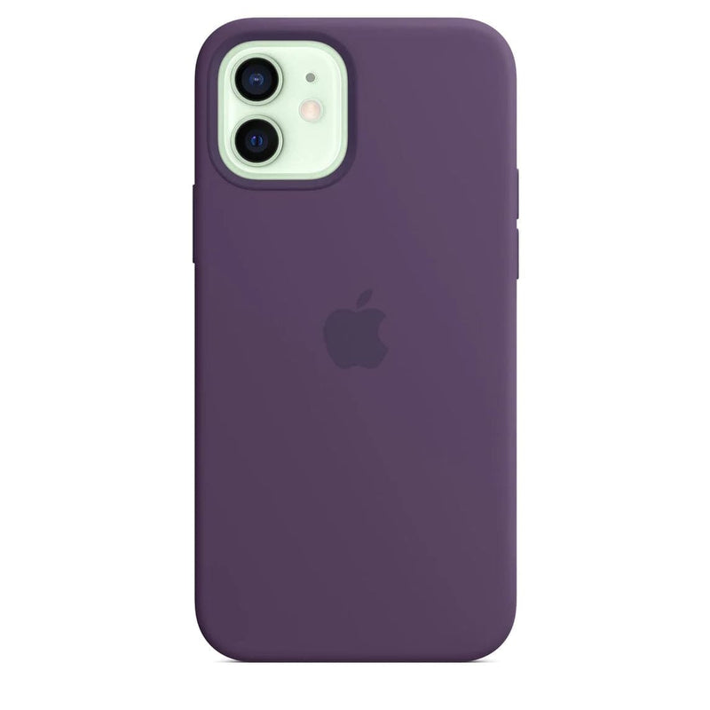 Coque en silicone pour iPhone 12 avec Magsafe 