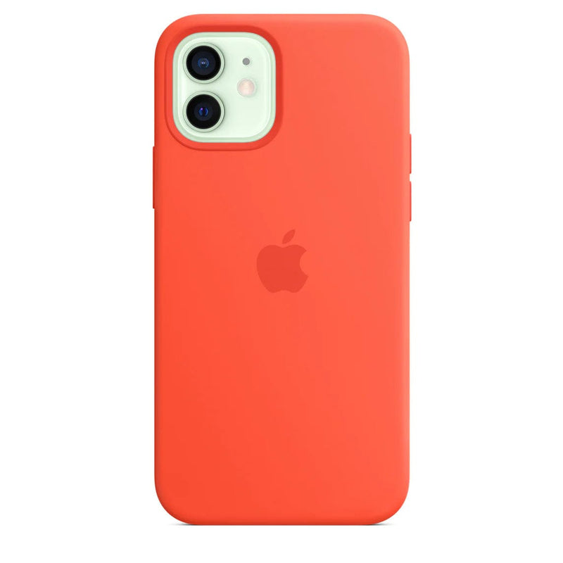 Coque en silicone pour iPhone 12 avec Magsafe 