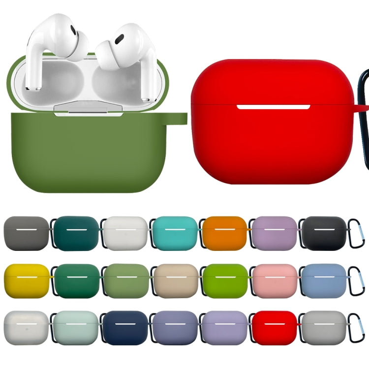 Étui de protection en silicone pour écouteurs AirPods Pro 2 (toutes les couleurs)