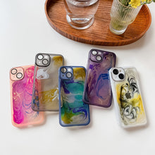 Ladda upp bild till gallerivisning, Oil Painting Electroplating TPU Phone Case
