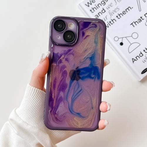 Oil Painting Electroplating TPU Phone Case
