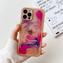 Carica l&#39;immagine nel visualizzatore di Gallery, Oil Painting Electroplating TPU Phone Case, For iPhone 13 Pro Max, For iPhone 12, For iPhone 12 Pro, For iPhone 12 Pro Max, For iPhone 11, For iPhone 11 Pro

