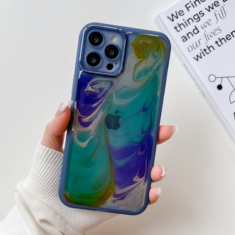 Oil Painting Electroplating TPU Phone Case, For iPhone 13 Pro Max, For iPhone 12, For iPhone 12 Pro, For iPhone 12 Pro Max, For iPhone 11, For iPhone 11 Pro