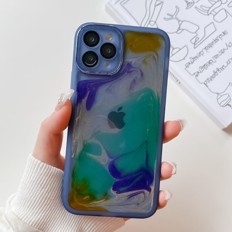 Oil Painting Electroplating TPU Phone Case, For iPhone 13 Pro Max, For iPhone 12, For iPhone 12 Pro, For iPhone 12 Pro Max, For iPhone 11, For iPhone 11 Pro