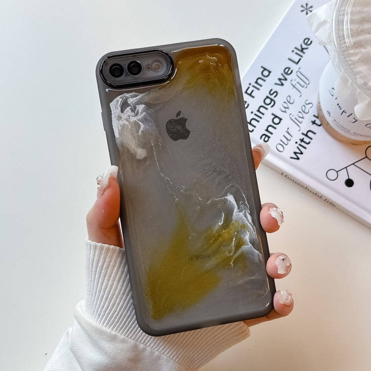 Oil Painting Electroplating TPU Phone Case, For iPhone 11 Pro Max, For iPhone SE 2022/2020 / 8 / 7, For iPhone 8 Plus / 7 Plus, For iPhone X / XS, For iPhone XS Max, For iPhone XR