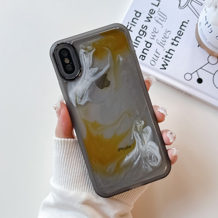 Oil Painting Electroplating TPU Phone Case, For iPhone 11 Pro Max, For iPhone SE 2022/2020 / 8 / 7, For iPhone 8 Plus / 7 Plus, For iPhone X / XS, For iPhone XS Max, For iPhone XR