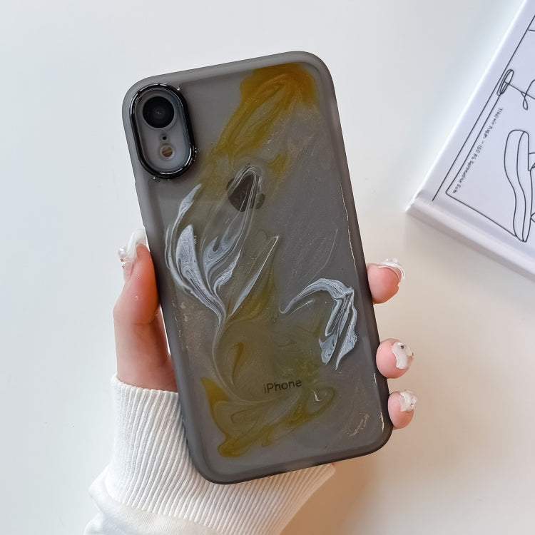 Oil Painting Electroplating TPU Phone Case, For iPhone 11 Pro Max, For iPhone SE 2022/2020 / 8 / 7, For iPhone 8 Plus / 7 Plus, For iPhone X / XS, For iPhone XS Max, For iPhone XR