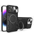 CD Texture Sliding Camshield Magnetic Holder Phone Case(5 colors)