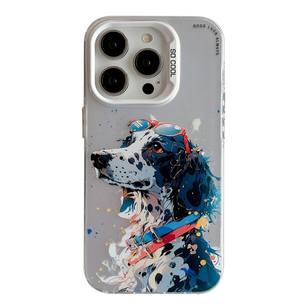 Oil Painting Phone Case ( Spotted Dog )