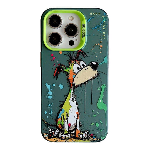 Oil Painting Phone Case ( Green Dog )