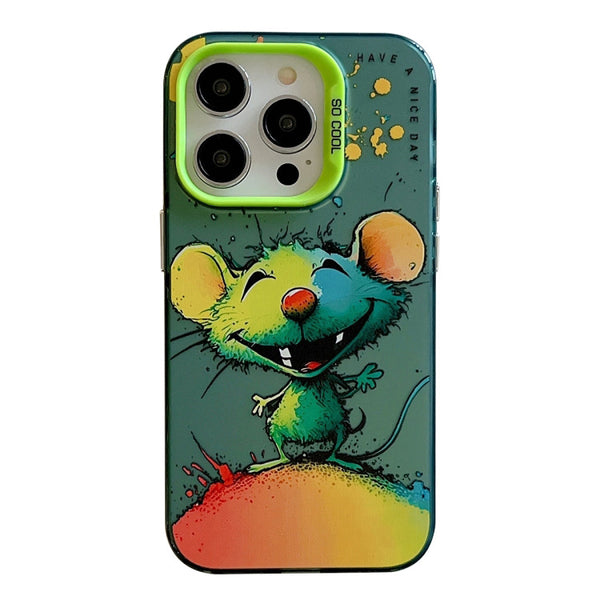 Oil Painting Phone Case ( Happy Mouse )
